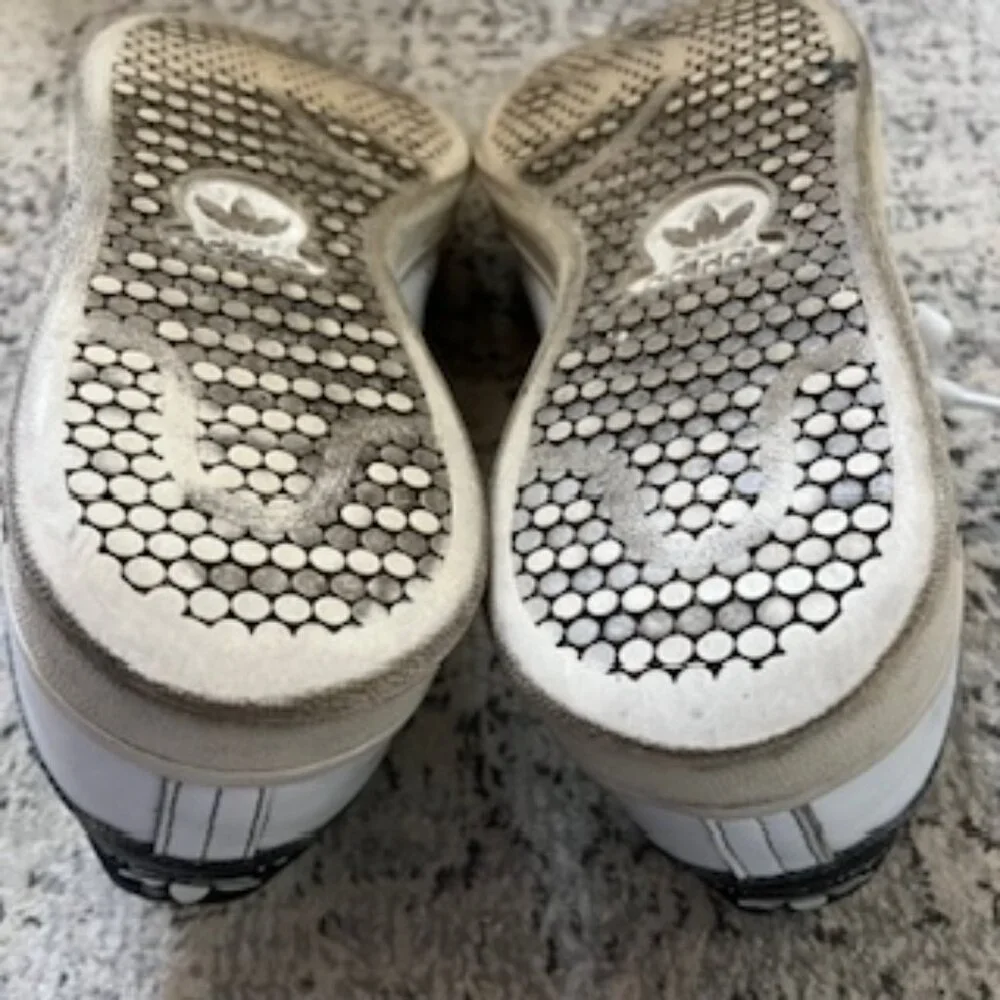 🧡3/15 adidas Stan Smith Shoes White Navy Male 5 1/2